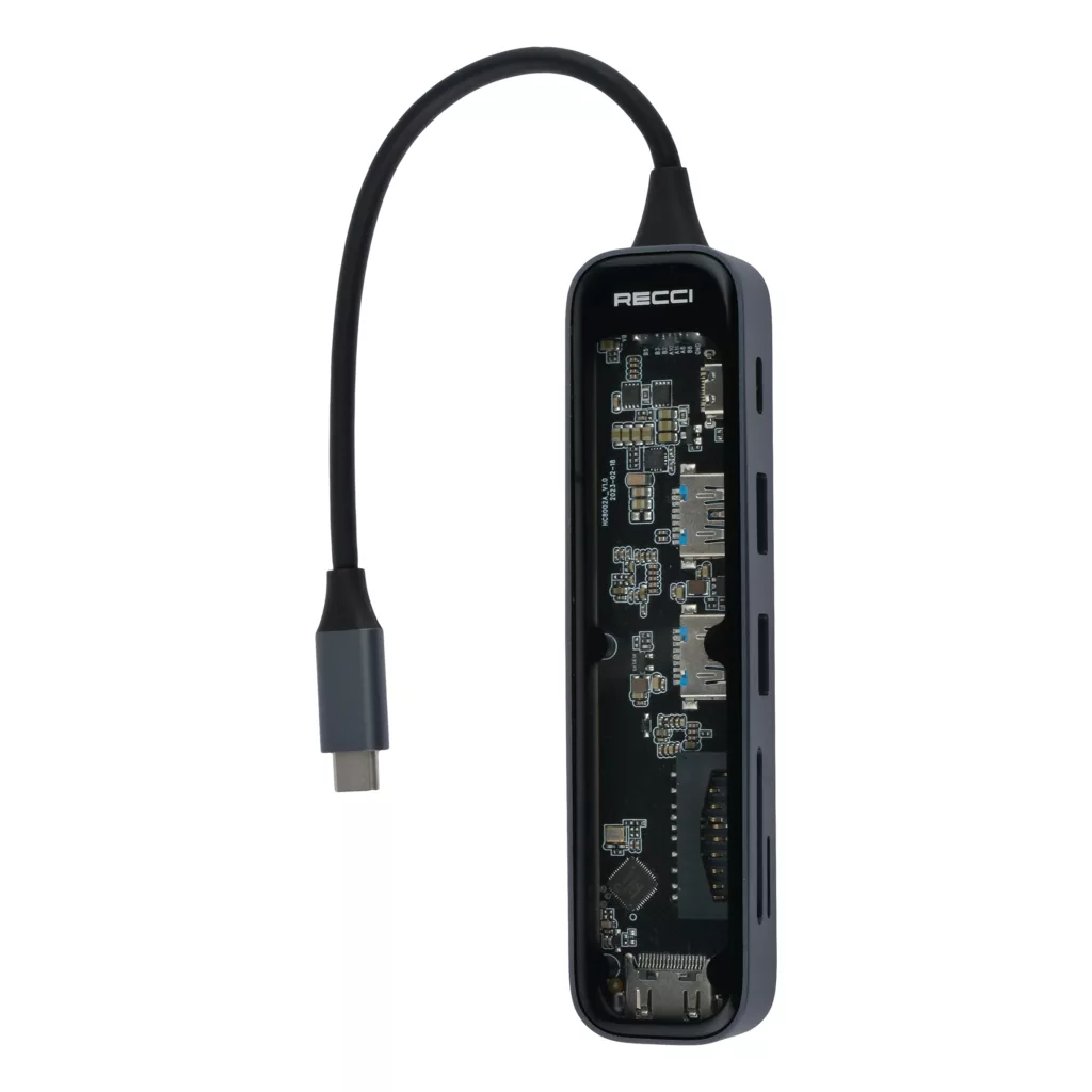 هاب 6 پورت USB-C رسی مدل RH21