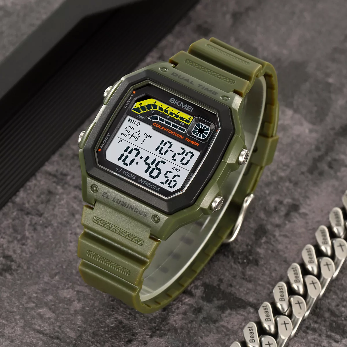 ساعت مچی دیجیتال مردانه اسکمی مدل 2307 AG