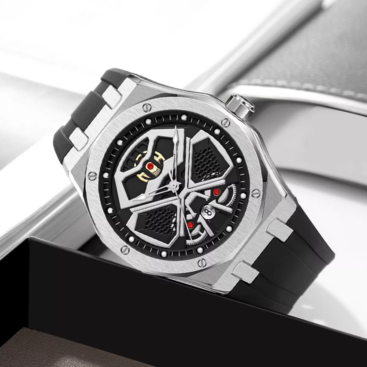 ساعت مچی عقربه‌ای کوارتز مردانه اسکمی مدل 9362 SIBK