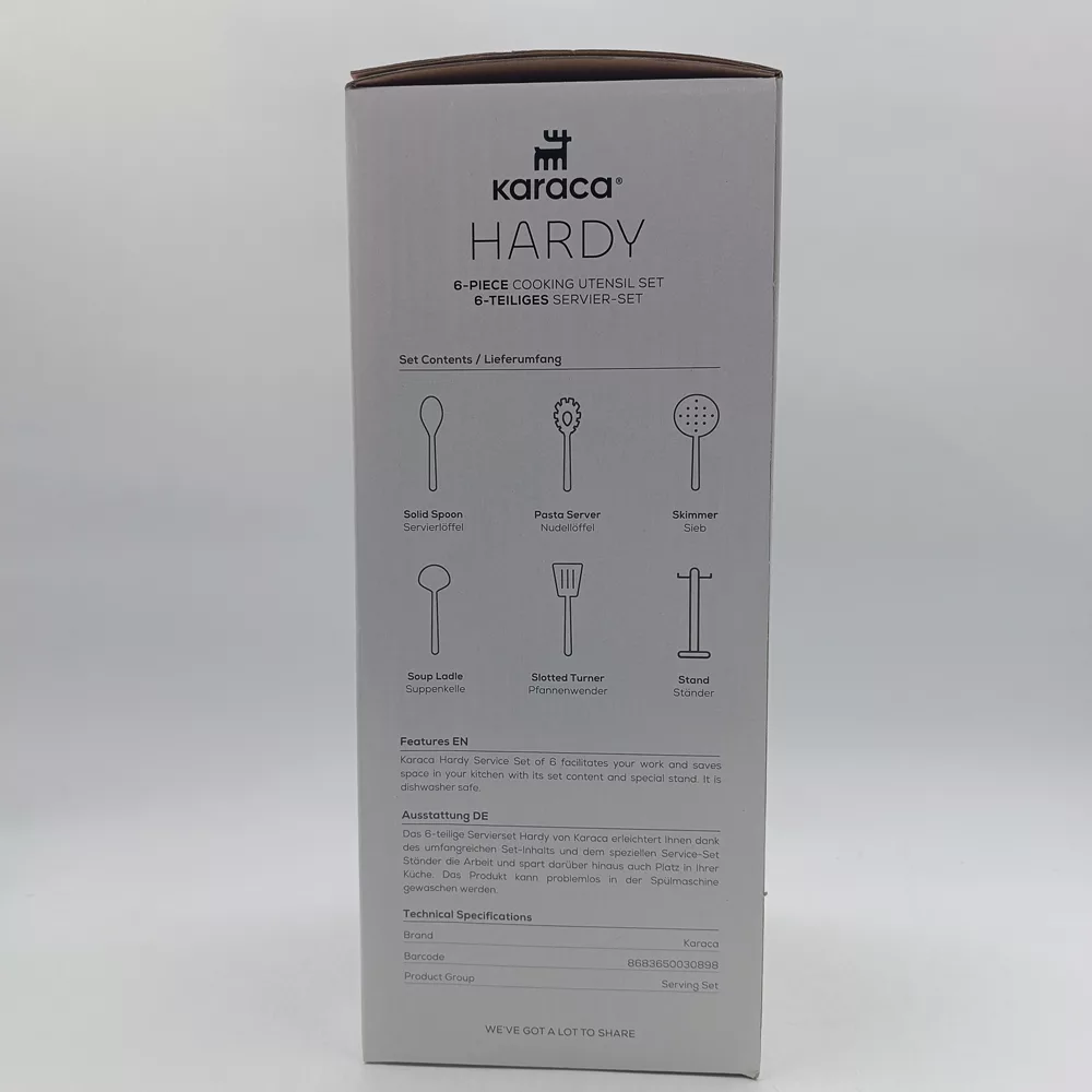 سرویس کفگیر و ملاقه 6 پارچه کاراجا مدل 153.03.06.9383