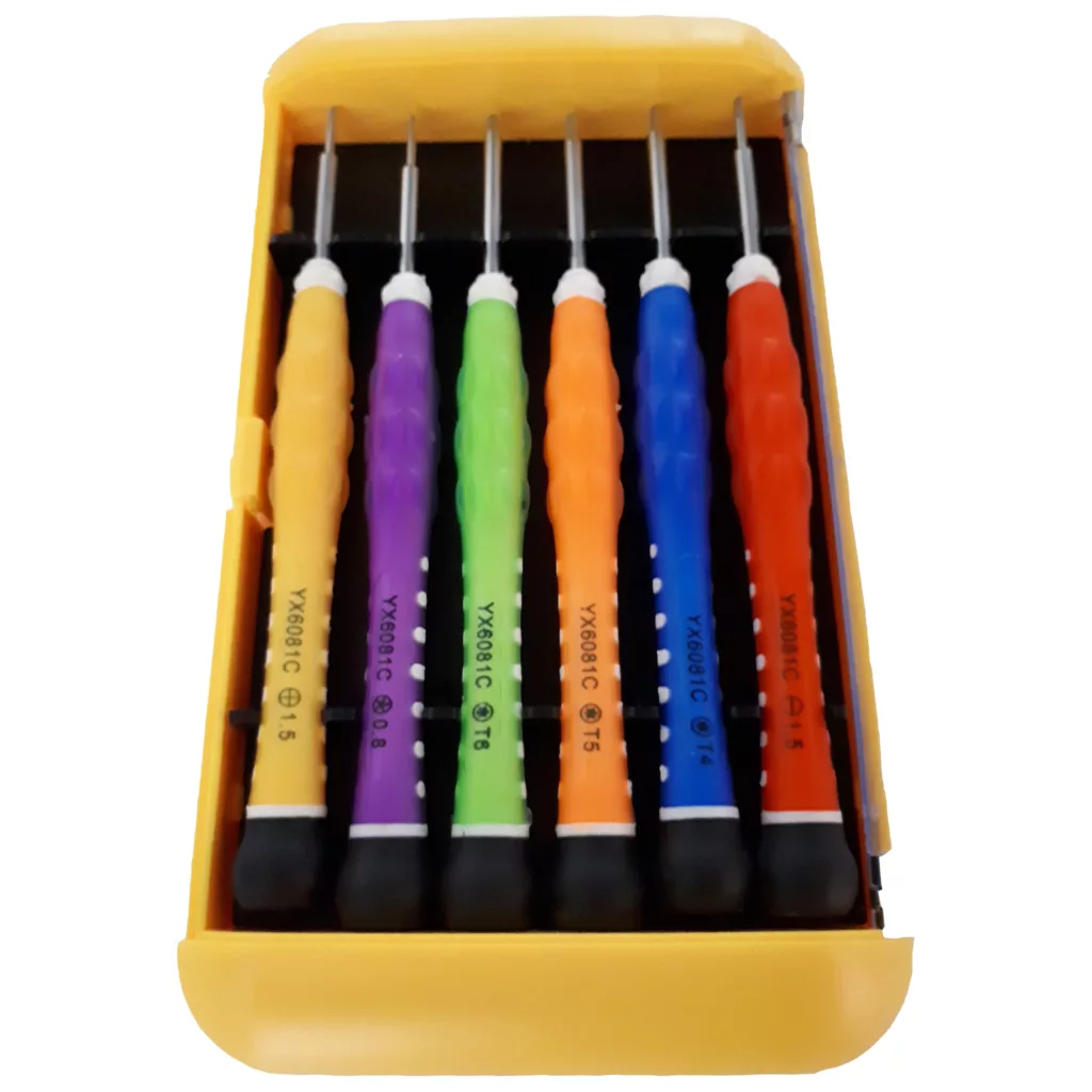 مجموعه 6 عددی سری پیچ گوشتی یاکسون مدل YX-6081-C