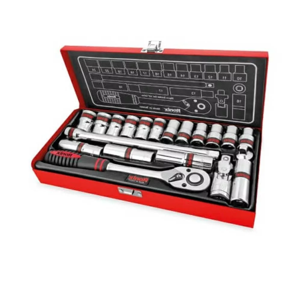 مجموعه 20 عددی آچار و سری بکس رونیکس مدل RON-2620