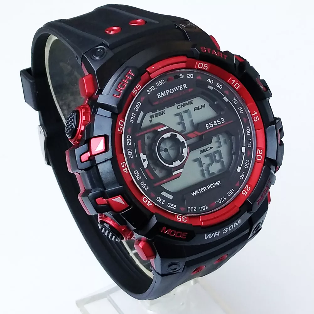 ساعت مچی دیجیتال مردانه امپاور مدل ورزشی اسپرت چراغدار کد 88