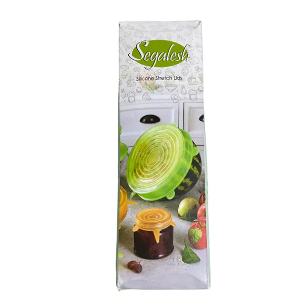 درپوش ظرف سگالش مدل شفاف کد d132 بسته شش عددی