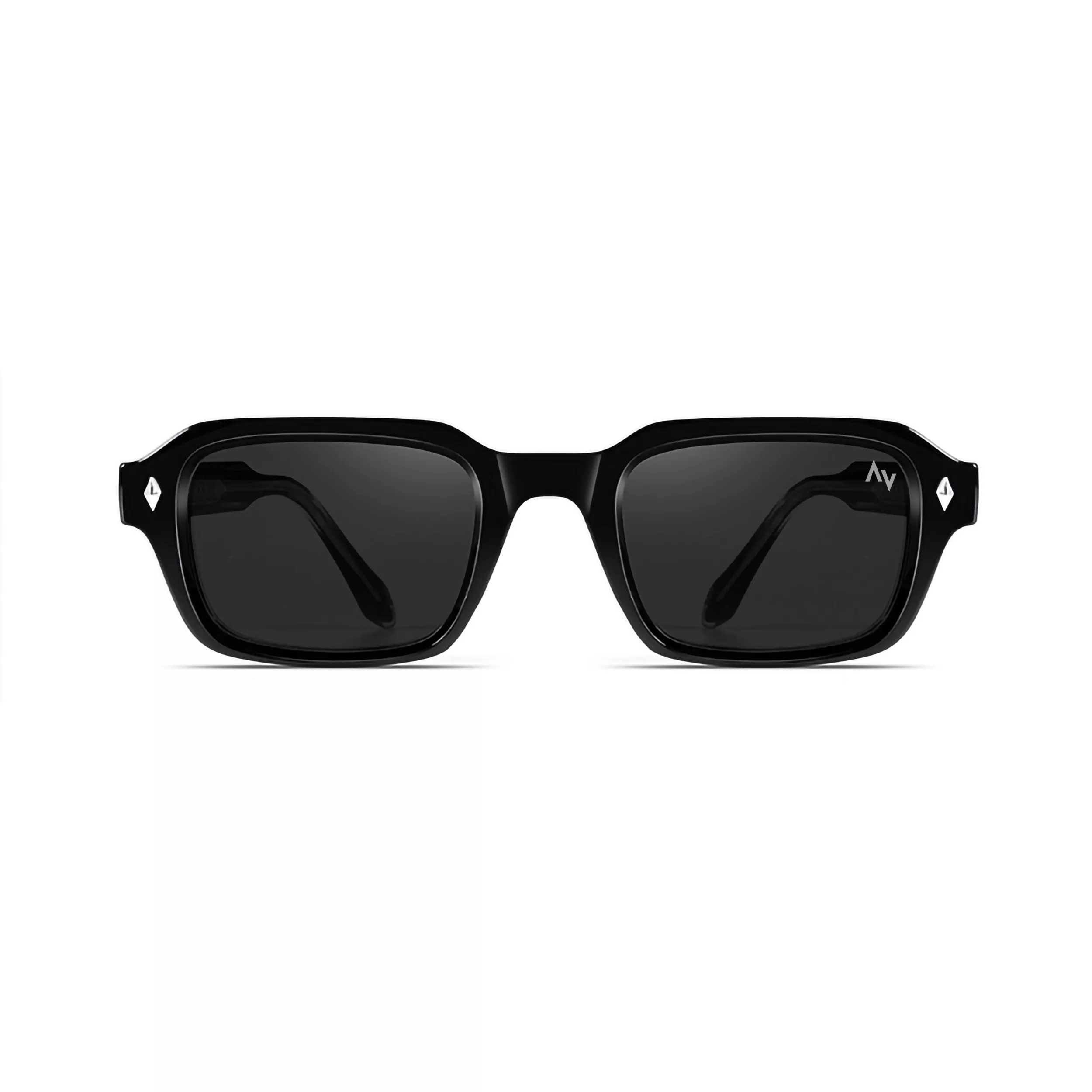 عینک آفتابی مستطیلی آلبرت وگ مدل SZ8106 Obsidian