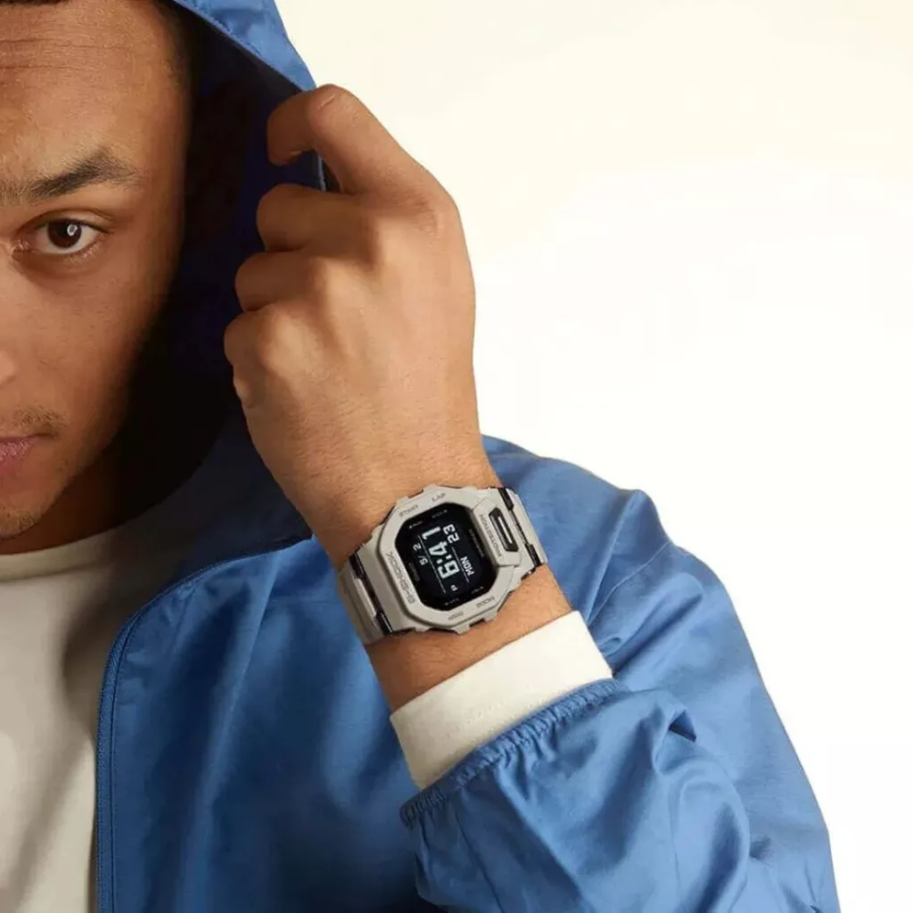 ساعت مچی دیجیتال مدل بند رابر کرنوگراف کد 1.1