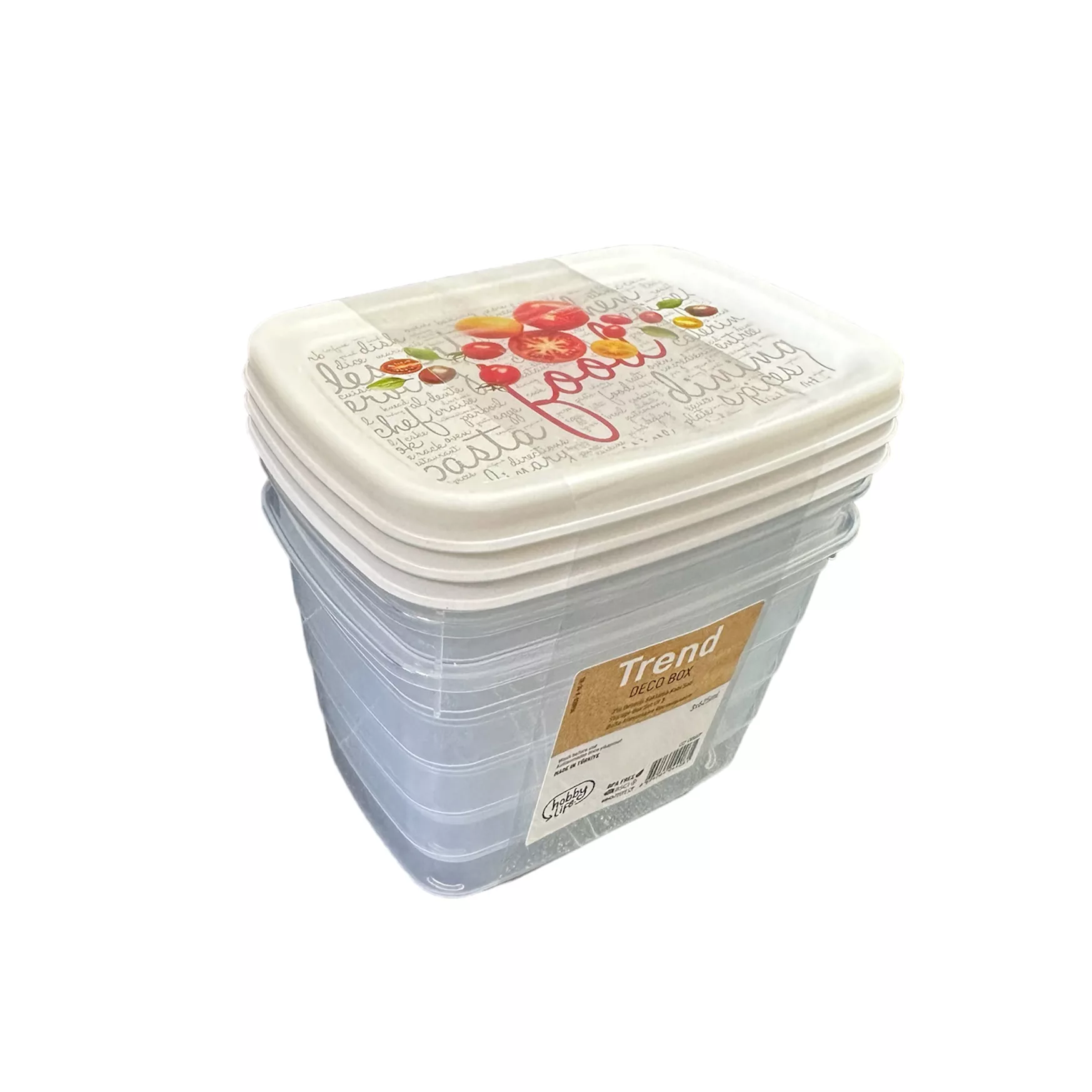 ظرف نگهدارنده هوبی لایف مدل Trend کد 020897 بسته 3 عددی