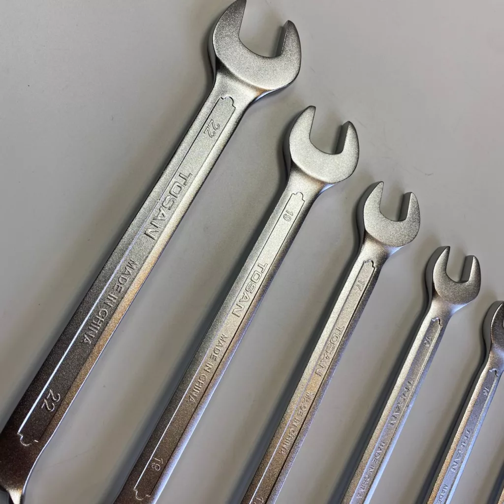 آچار یکسر تخت و یکسر رینگی توسن مدل T101-S12 مجموعه 12 عددی