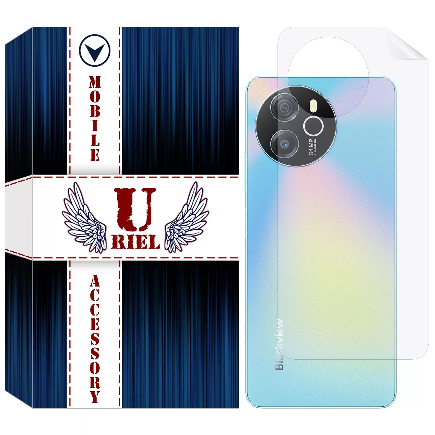 محافظ پشت گوشی یوریل گلس مدل Back-HG مناسب برای گوشی موبایل بلک ویو Shark 8 محافظ پشت گوشی یوریل گلس مدل Back-HG مناسب برای گوشی موبایل بلک ویو Shark 8