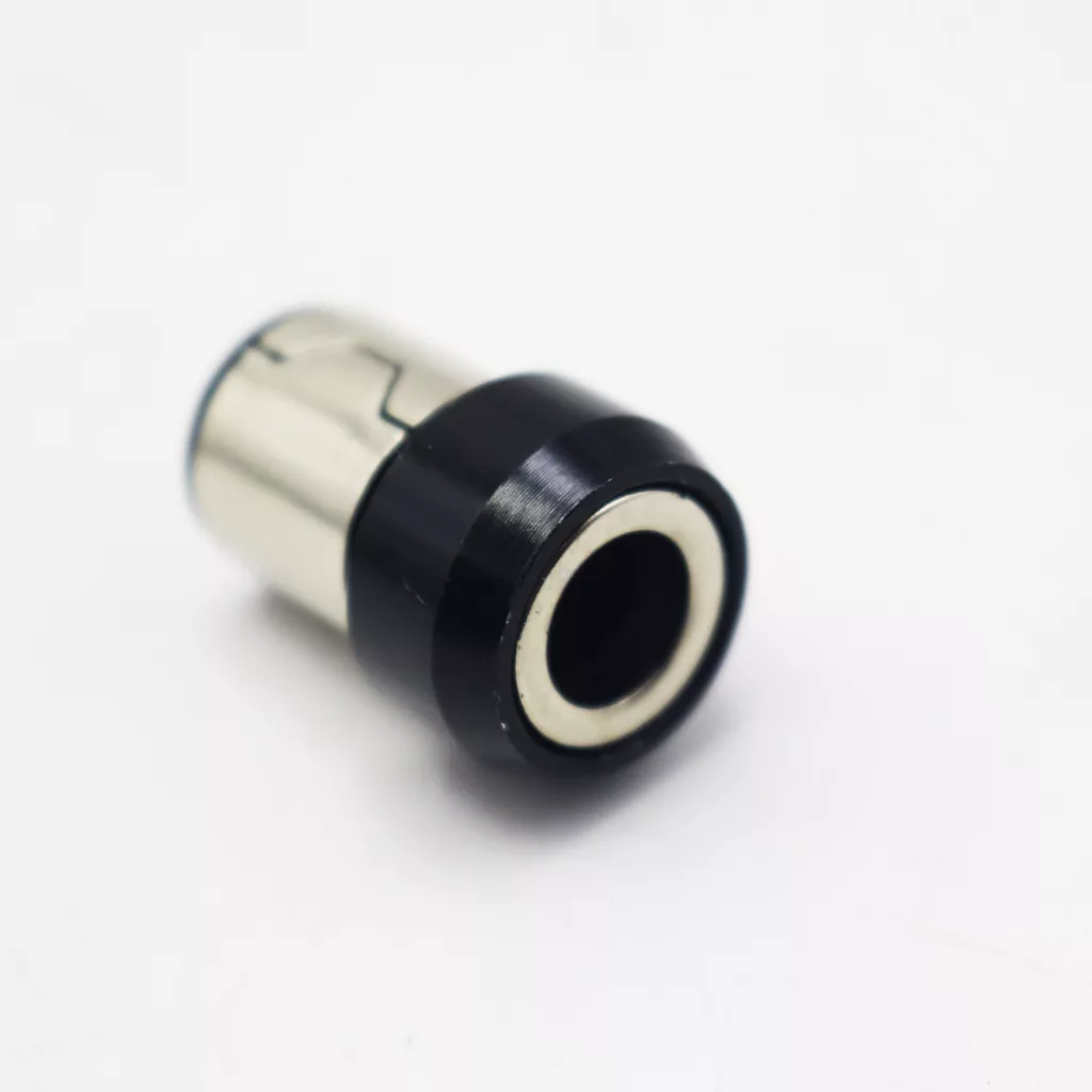 حلقه سر پیچ گوشتی مدل مغناطیسی YP-BLACK Magnetic Ring-1/4 مجموعه 10 عددی