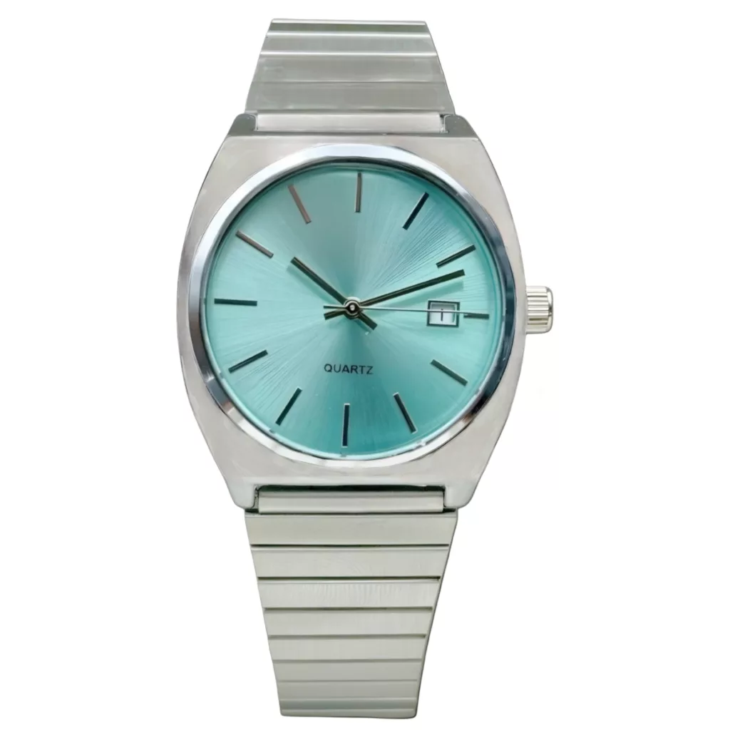 ساعت مچی عقربه‌ای کوارتز مردانه مدل اسپرت بند طرح شبکه ای کد TO1