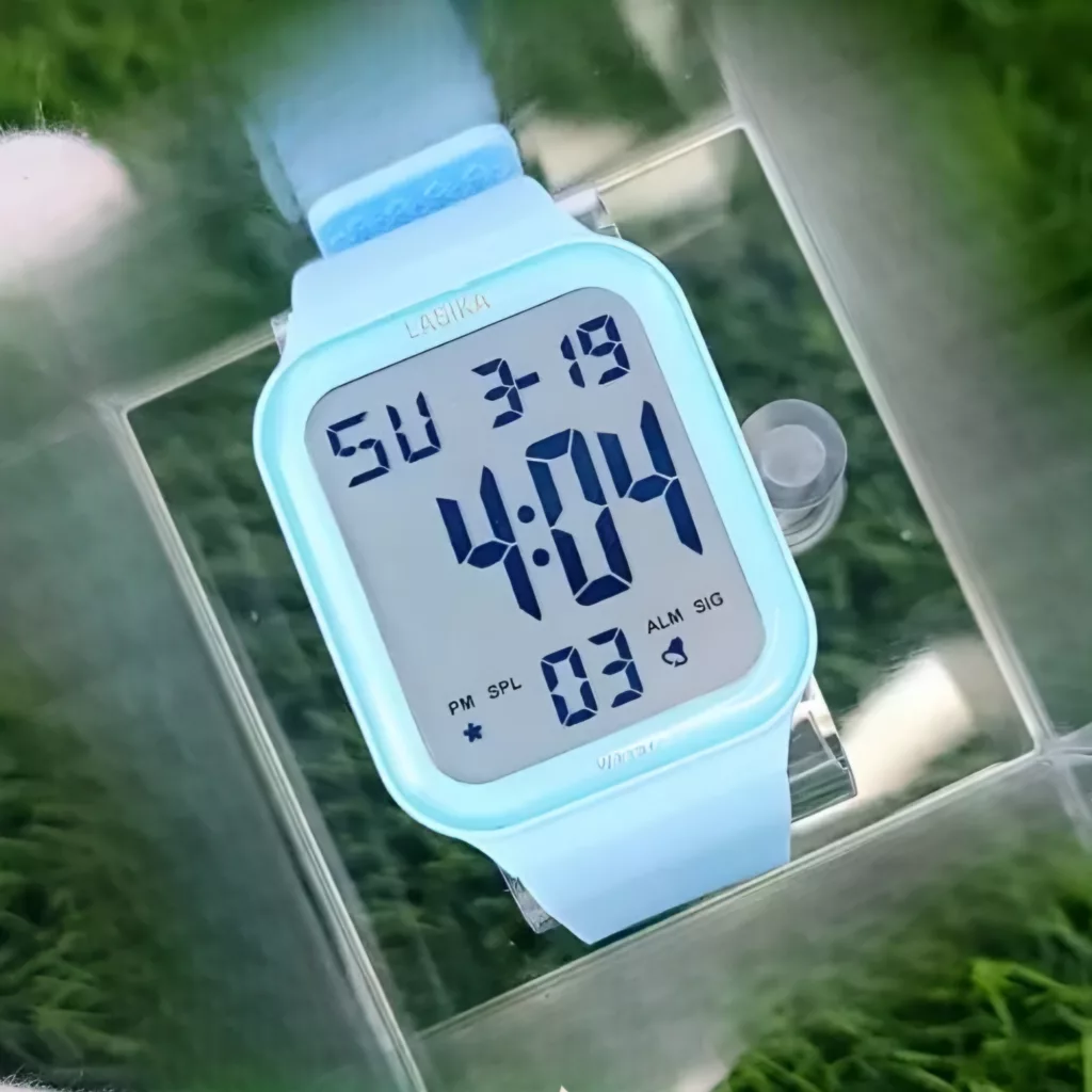 ساعت مچی دیجیتال لاسیکا مدل اسپرت تک زمانه کرنوگراف بند پیو کد L2