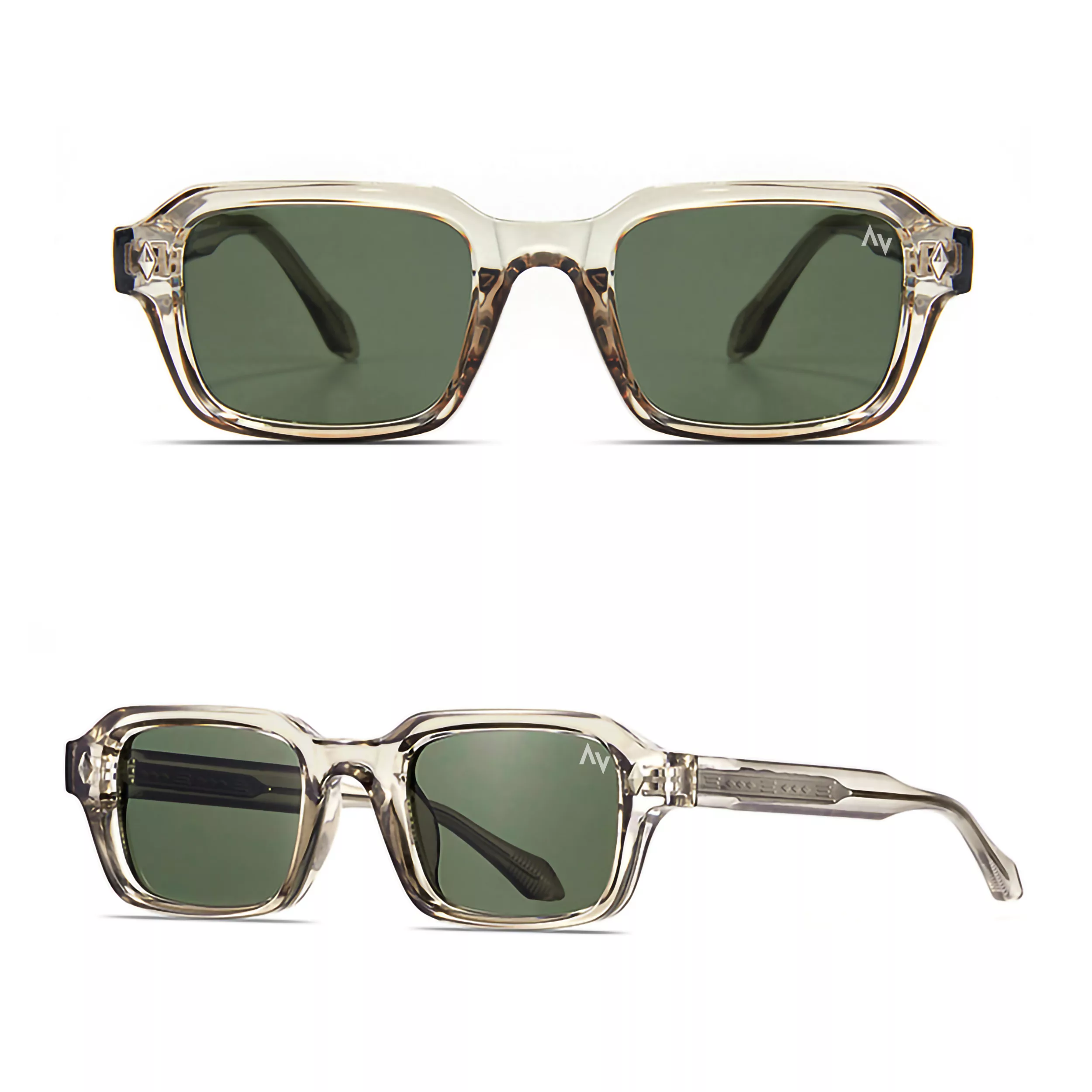 عینک آفتابی مستطیلی آلبرت وگ مدل SZ8106 Abalone Fern