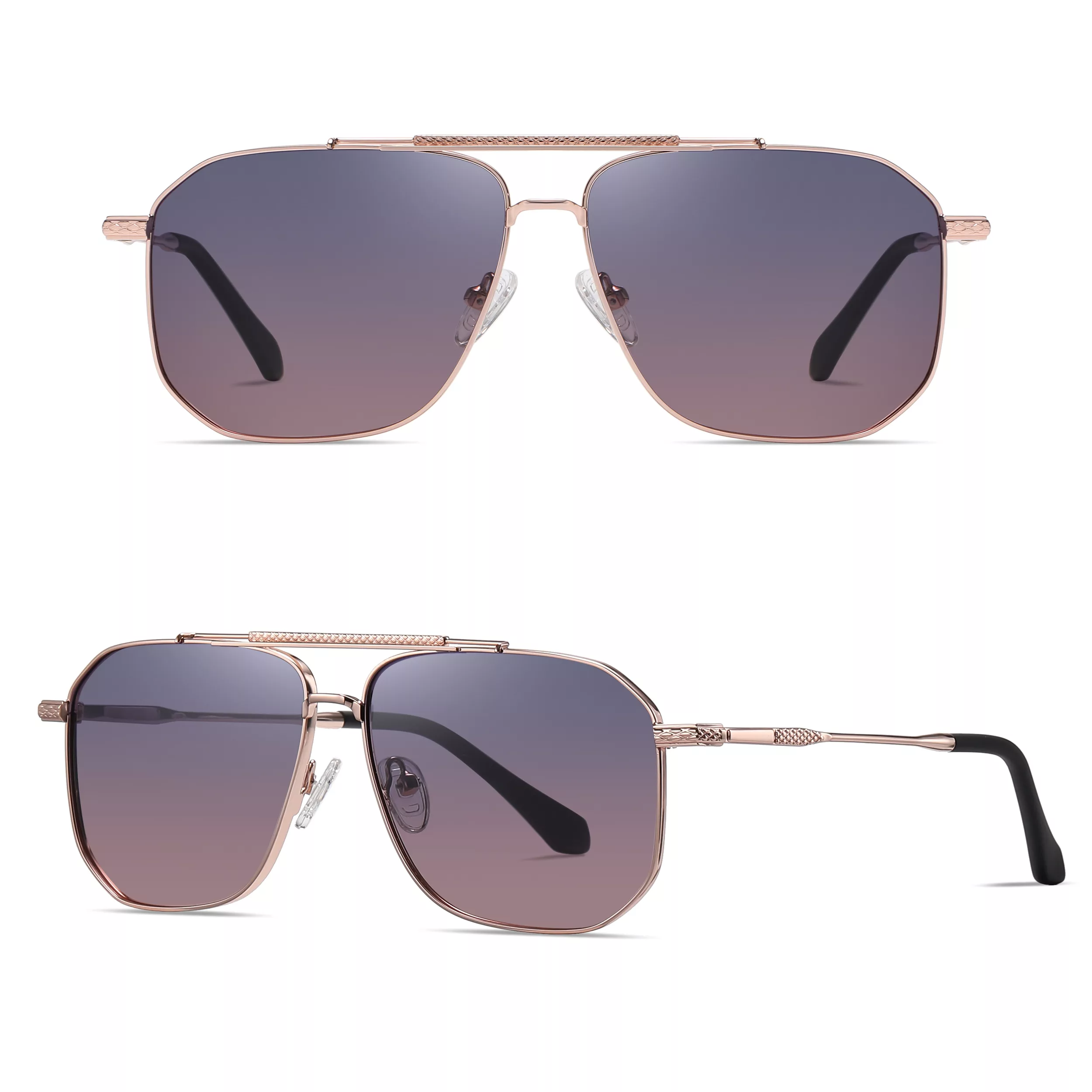 عینک آفتابی پنتوس پلاریزه آلبرت وگ مدل JS8538C11-P105 Avantgarde Visionary