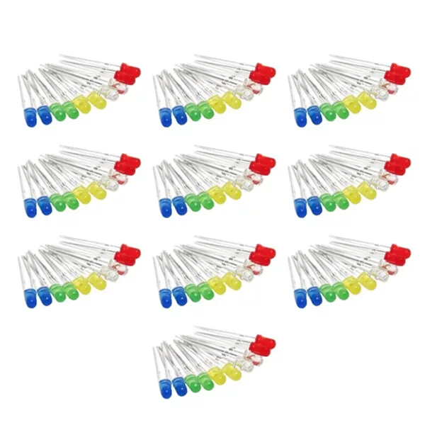 دیود نوری مدل 5mm بسته 100 عددی