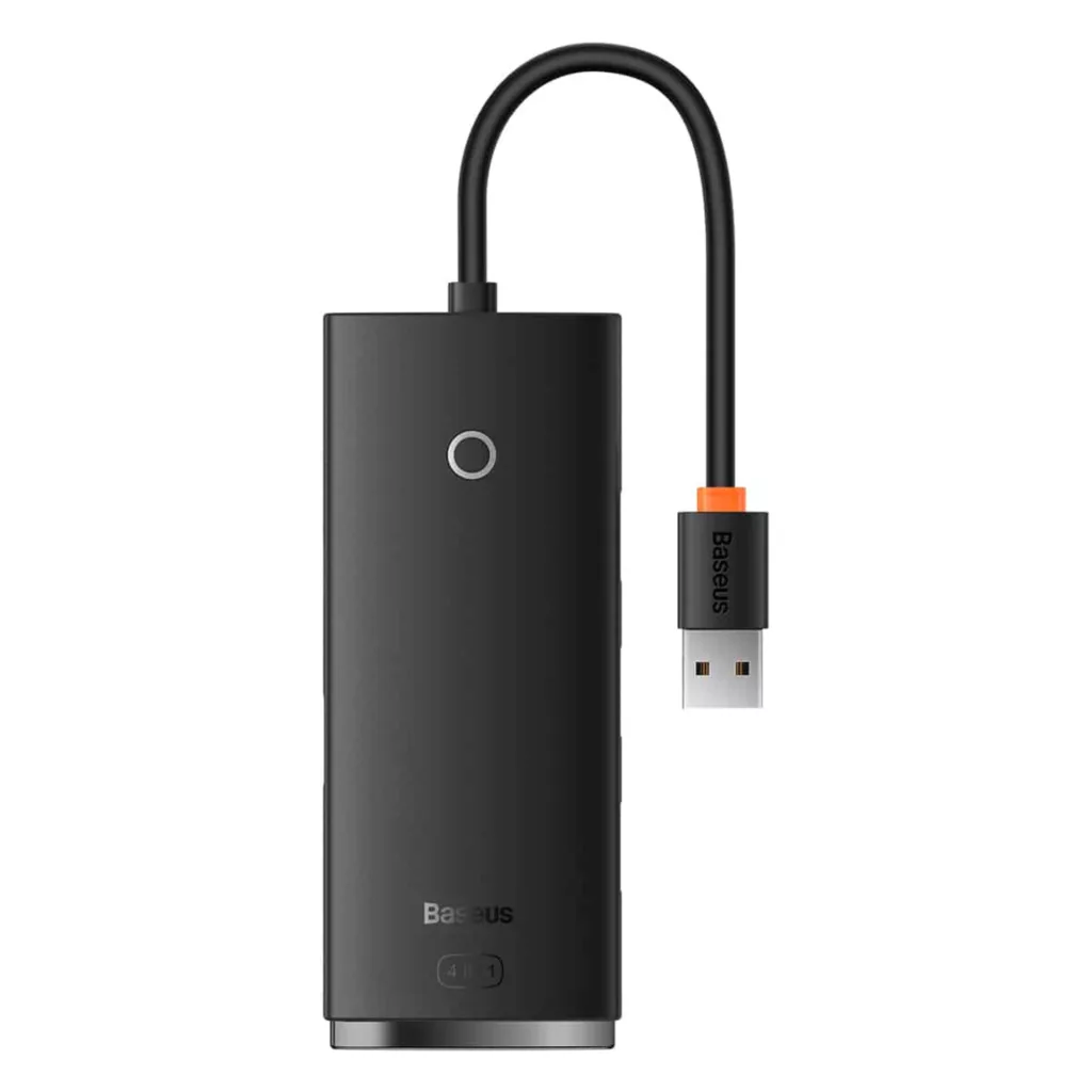 هاب 4 پورت Usb2 باسئوس مدل AirJoy Series-WKQX070001 25cm