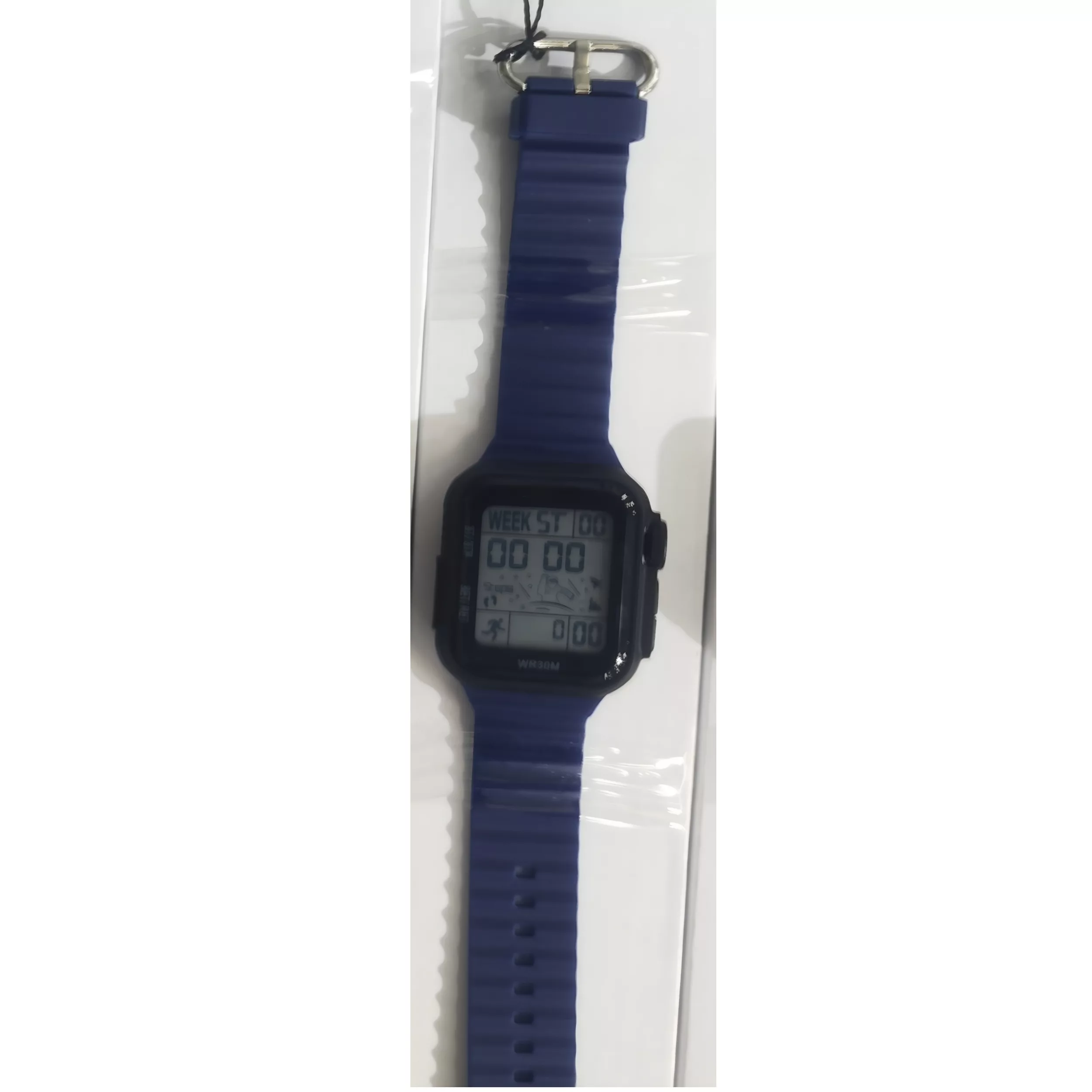 ساعت مچی دیجیتال مدل  اسپرت تک زمانه کرنوگراف بند پیو ضد آب استخری کد B2