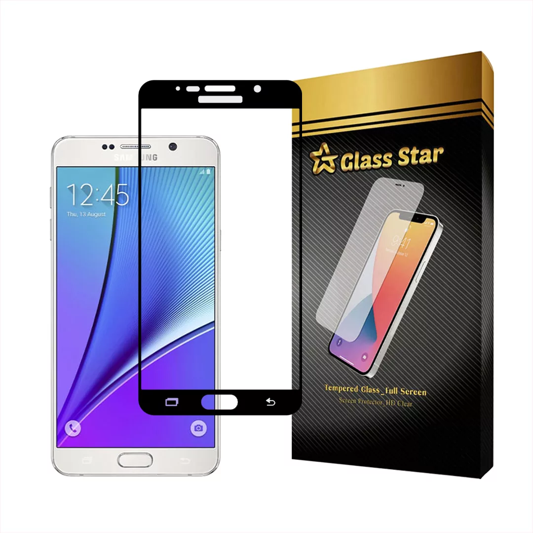 محافظ صفحه نمایش گلس استار مدل FULSLGS مناسب برای گوشی موبایل سامسونگ Galaxy Note 5