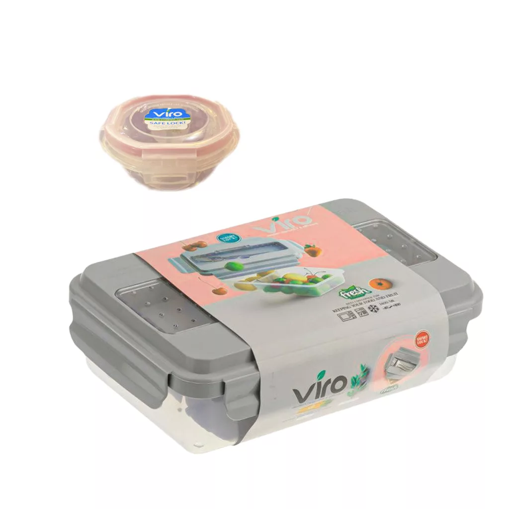 ظرف غذا ویرو کد 1 مجموعه 2 عددی