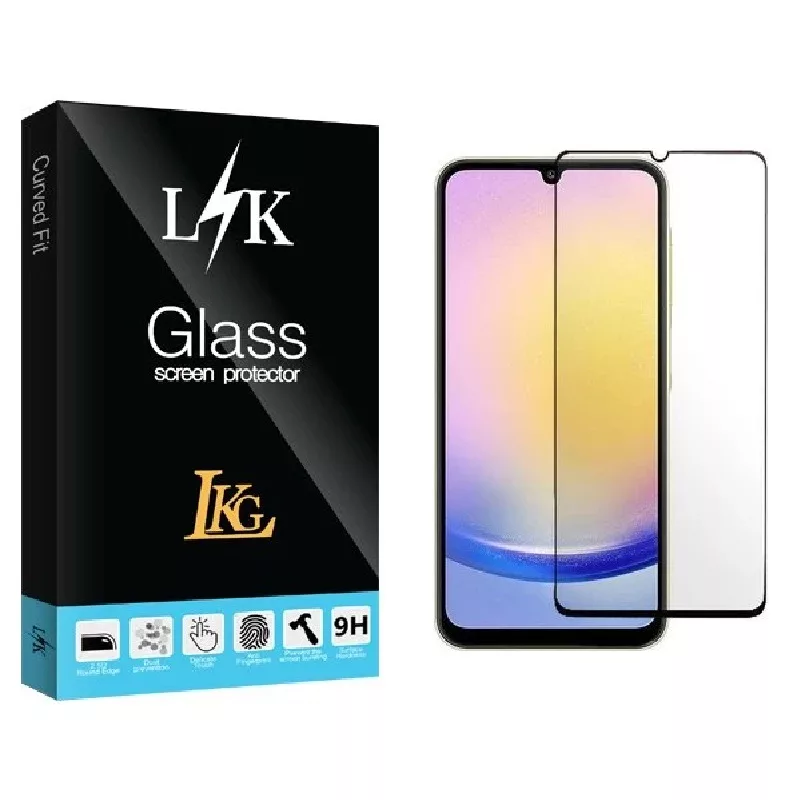 محافظ صفحه نمایش شیشه ای ال کا جی مدل LKK full  مناسب برای گوشی موبایل سامسونگ Galaxy A12/A13/A04/A04E/A04S/A03/A03S/A23/A32 5G