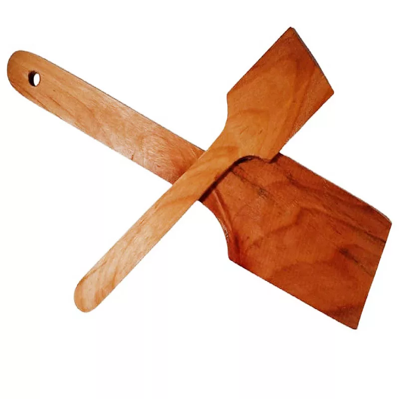 کفگیر چوبی مدل W-01 مجموعه 2 عددی