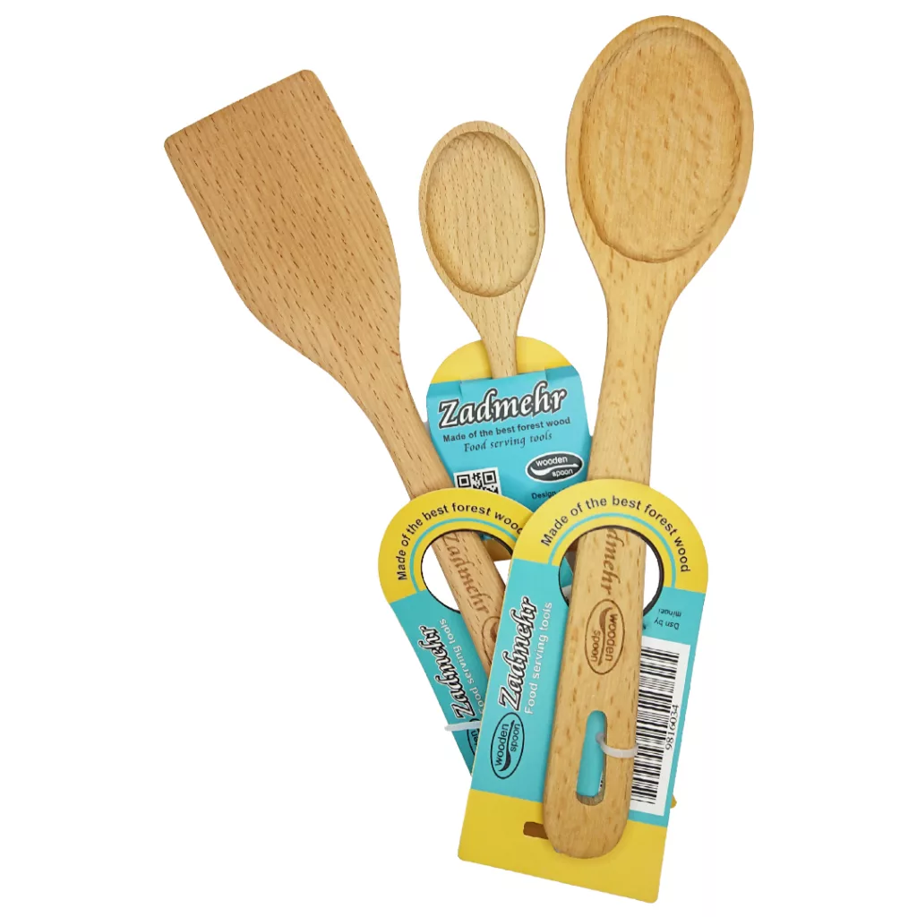 سرویس کفگیر 3 پارچه زادمهر مدل راش k256