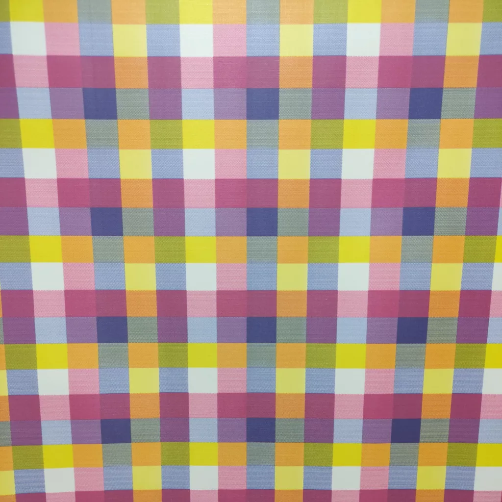 سفره 10 نفره مدل آیسو طرح 4 خونه رنگی پشت نخی