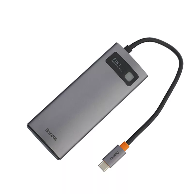هاب 6 پورت USB-C بیسوس مدل WKWG030213
