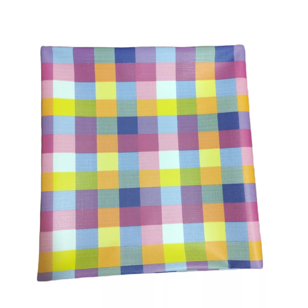 سفره 12 نفره مدل آیسو 4 طرح خونه رنگی پشت نخی