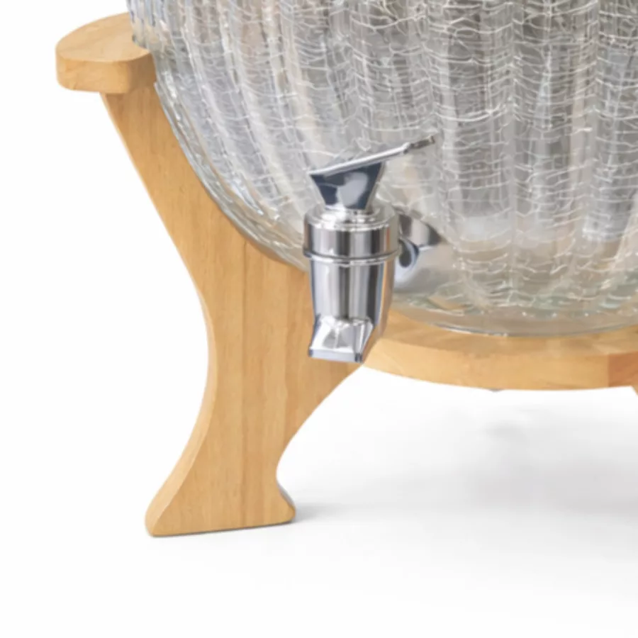 کلمن مدل شیشه‌ای ترک دار کانو گنجایش 6 لیتر