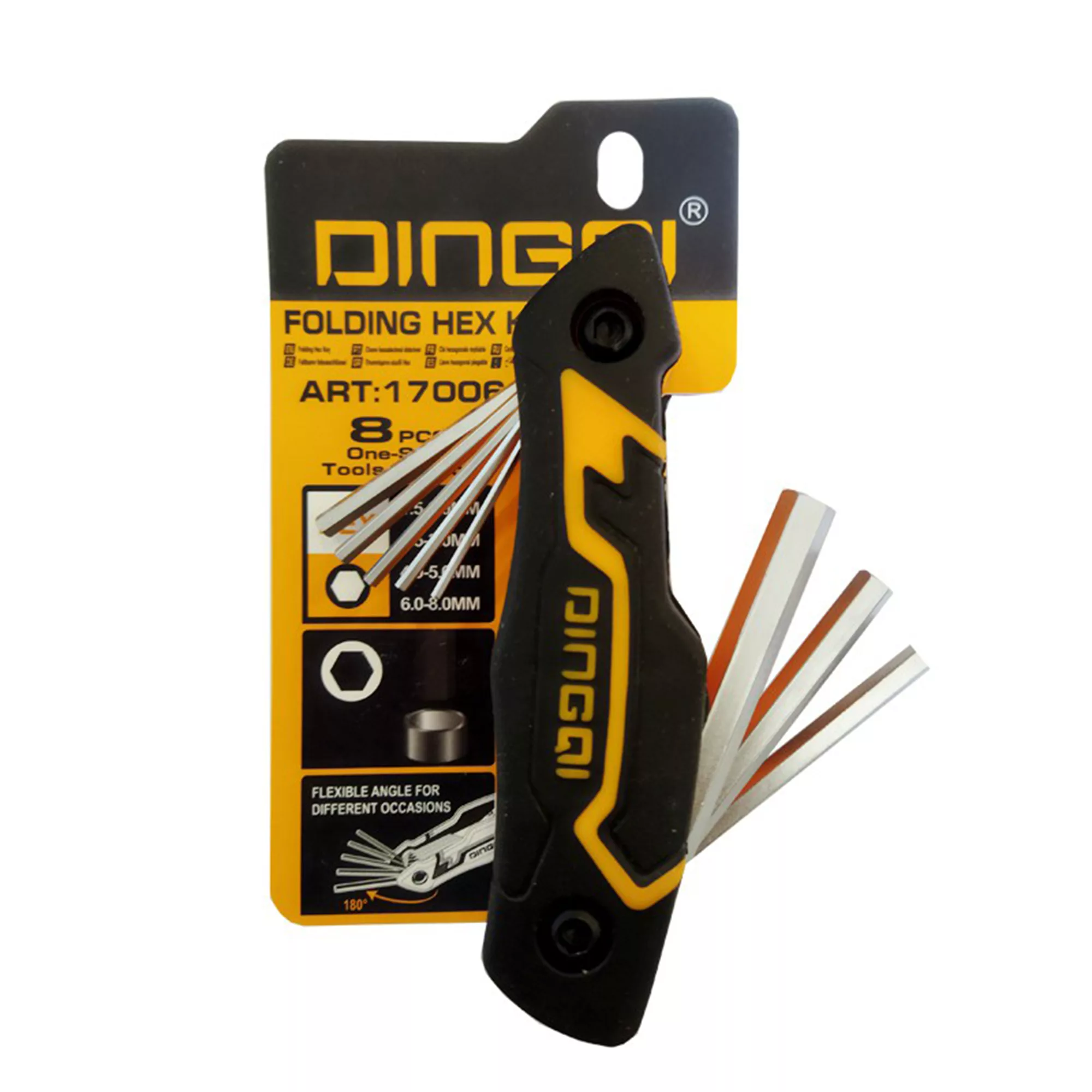 آچار آلن دینگشی مدل 17006 مجموعه 8 عددی آچار آلن دینگشی مدل 17006 مجموعه 8 عددی