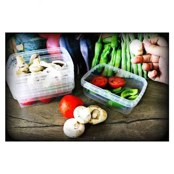 ظرف نگهدارنده طب پلاستیک مدل 1200C بسته 9 عددی