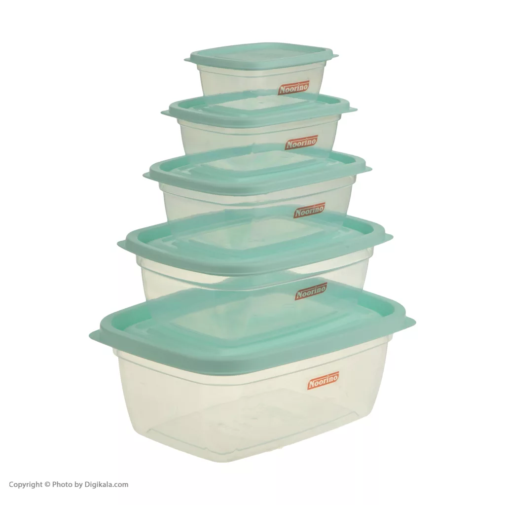 ظرف نگهدارنده نورینو مدل وانیا مجموعه 5 عددی