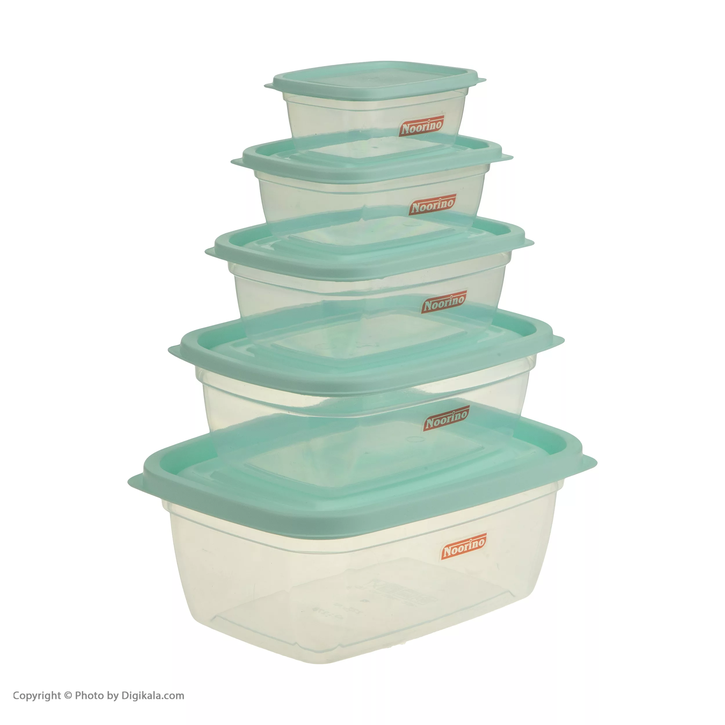ظرف نگهدارنده نورینو مدل وانیا مجموعه 5 عددی