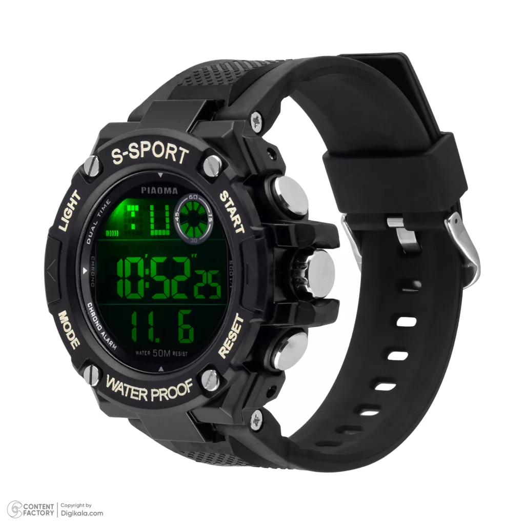 ساعت مچی دیجیتال پیائوما مدل 9107