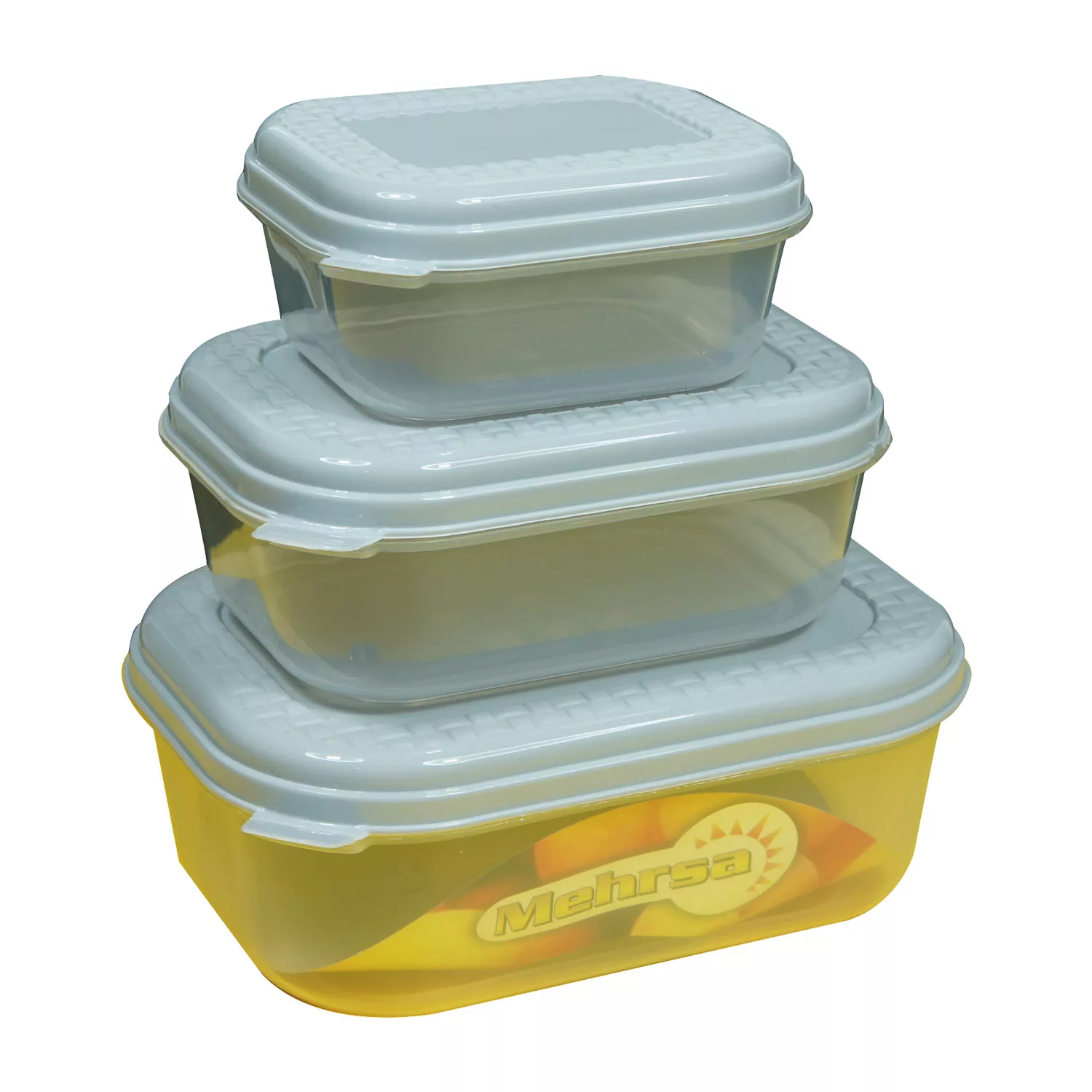 ظرف نگهدارنده مهرسا مدل square مجموعه سه عددی