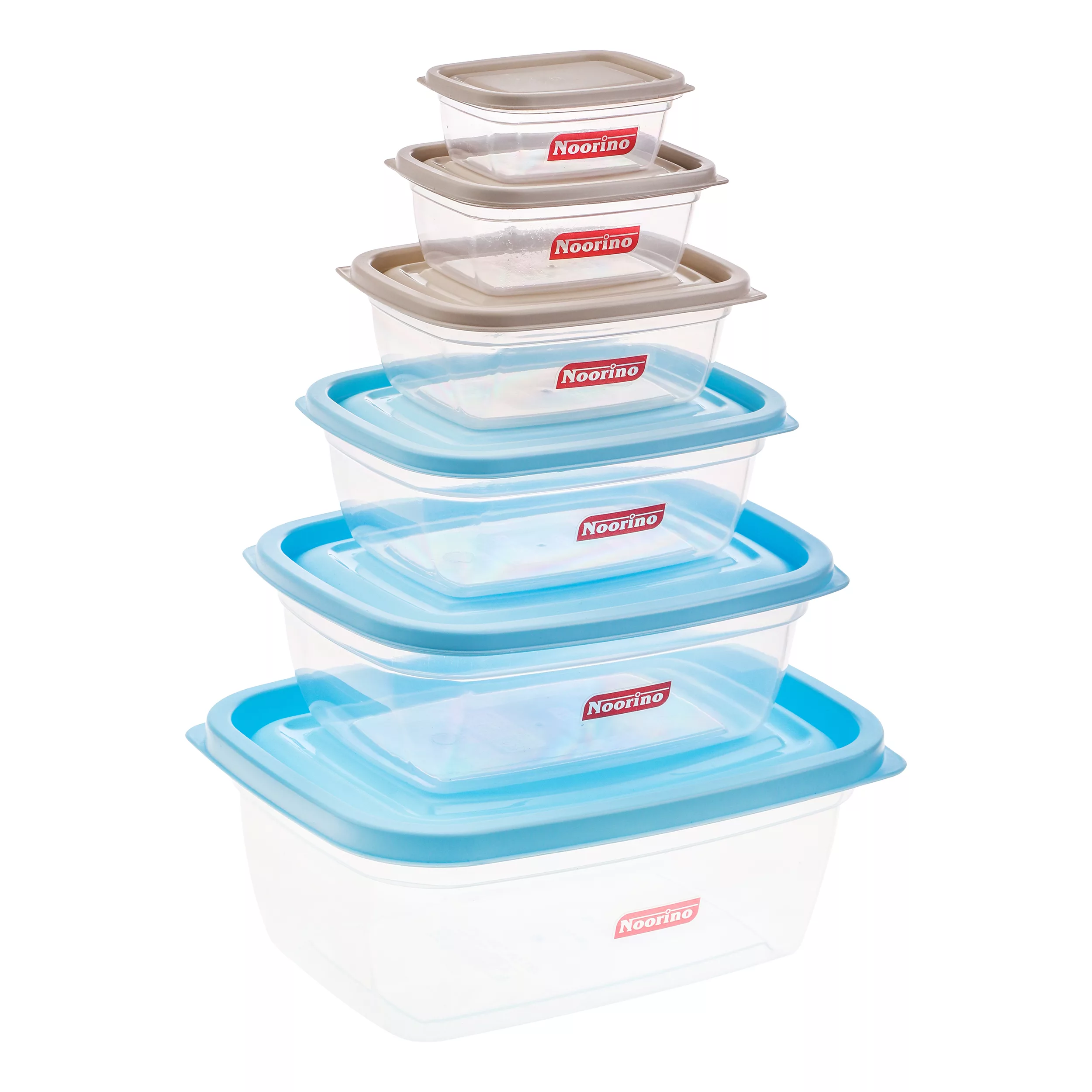 ظرف نگهدارنده نورینو مدل تینا کد 002 مجموعه 6 عددی