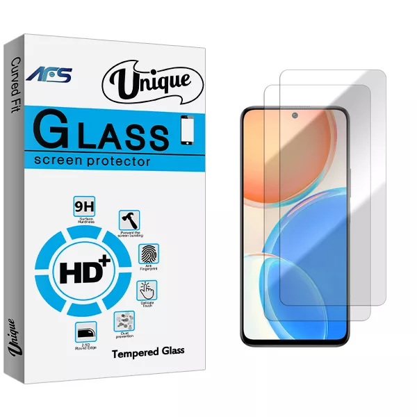 محافظ صفحه نمایش شیشه ای ای اف اس مدل Unique GlassMIX2106 مناسب برای گوشی موبایل آنر X8 بسته دو عددی