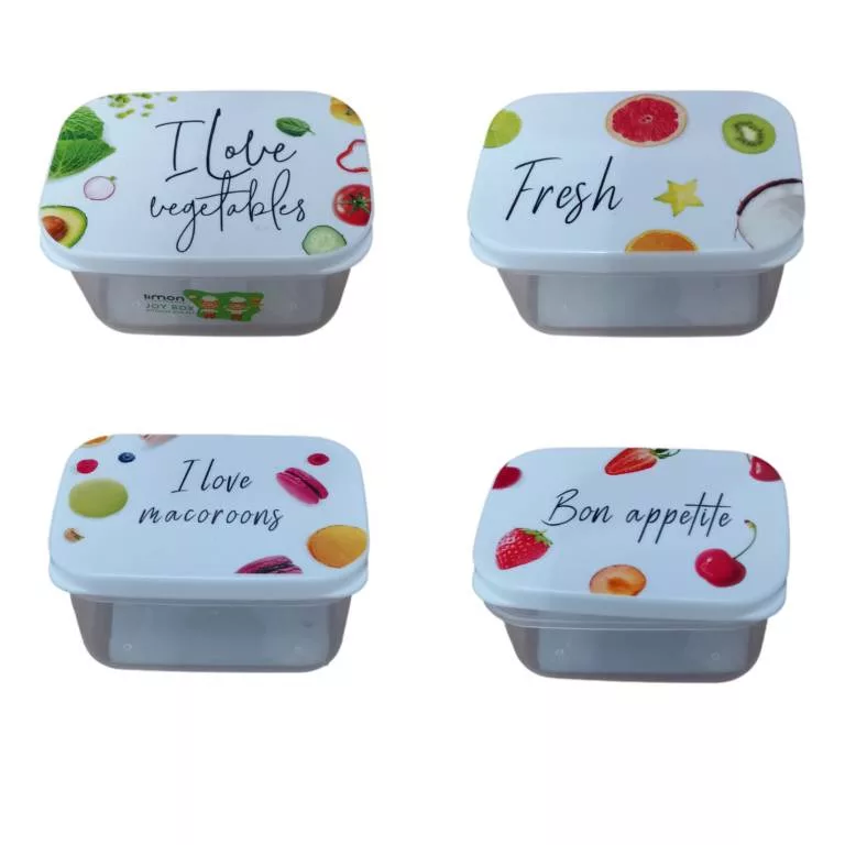 ظرف نگهدارنده لیمون مدل KBS مجموعه 4 عددی