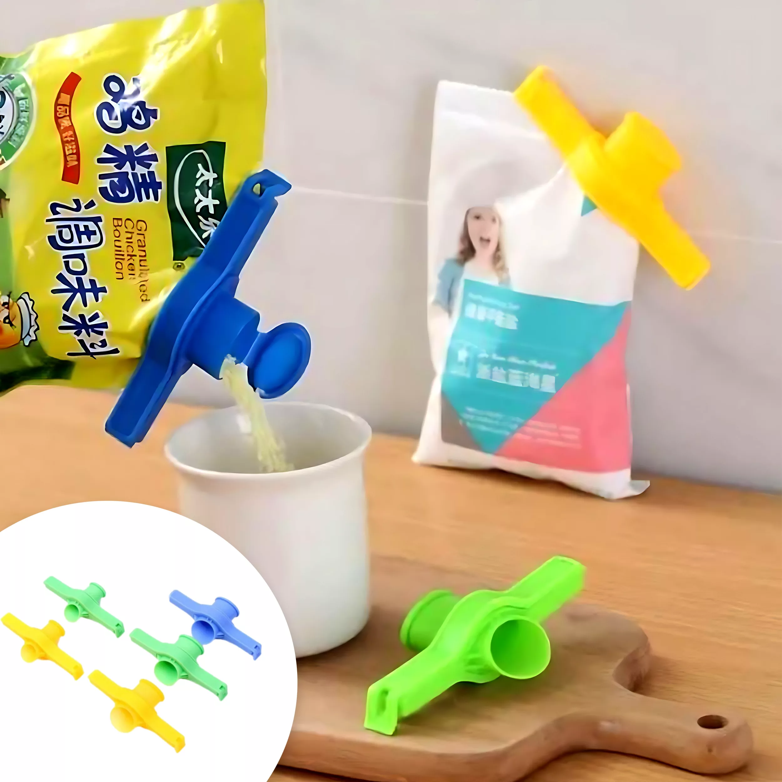 گیره کیسه مدل clip_2 بسته 5 عددی