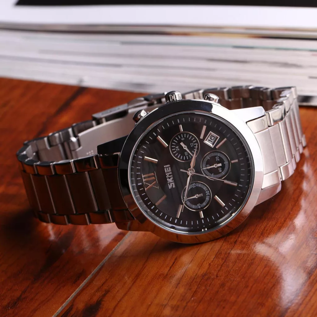 ساعت مچی عقربه‌ای مردانه اسکمی مدل 9097 BK