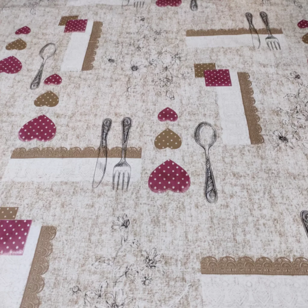 سفره 4 نفره مدل دو رو فانتزی کد 02