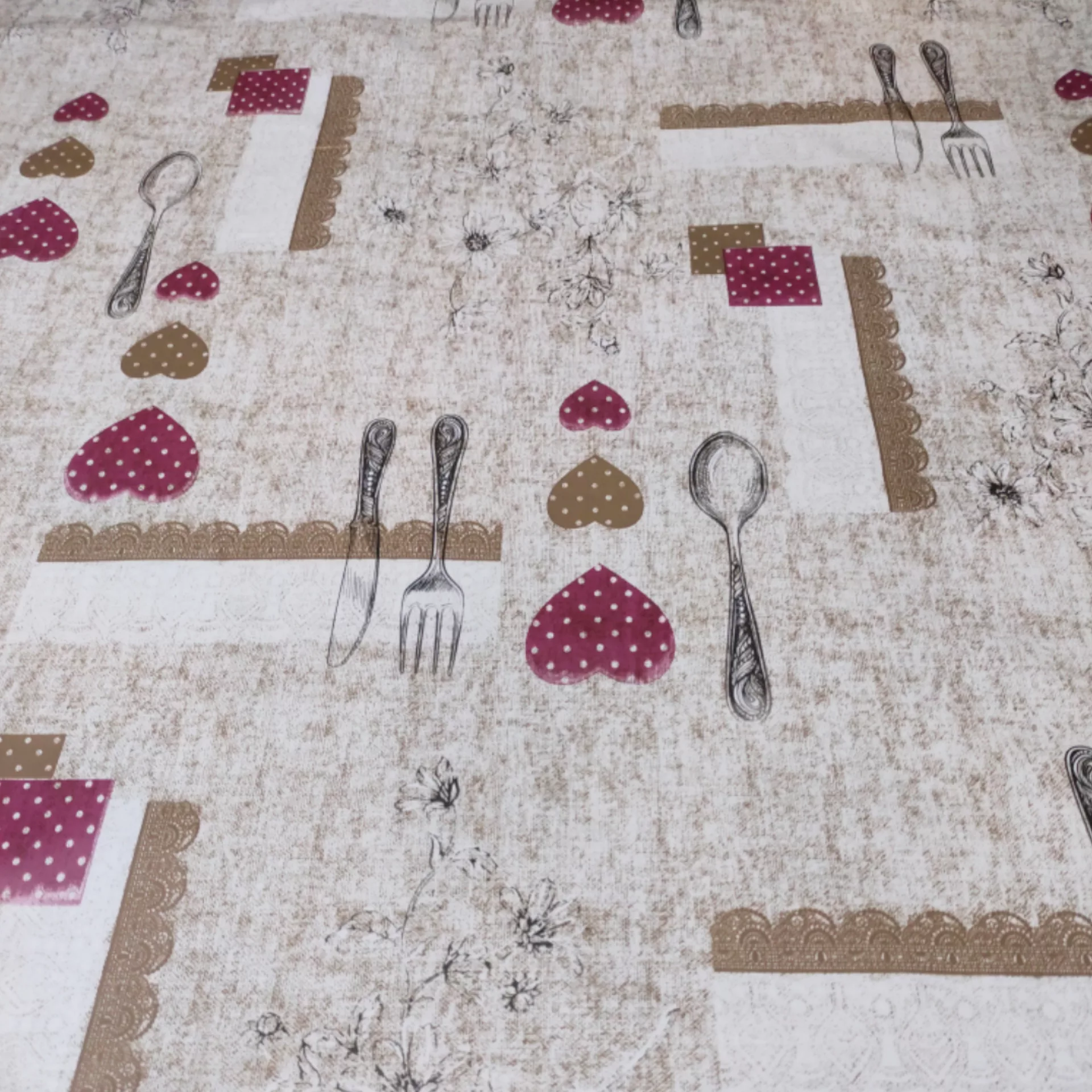 سفره 12 نفره مدل دو رو فانتزی کد 02