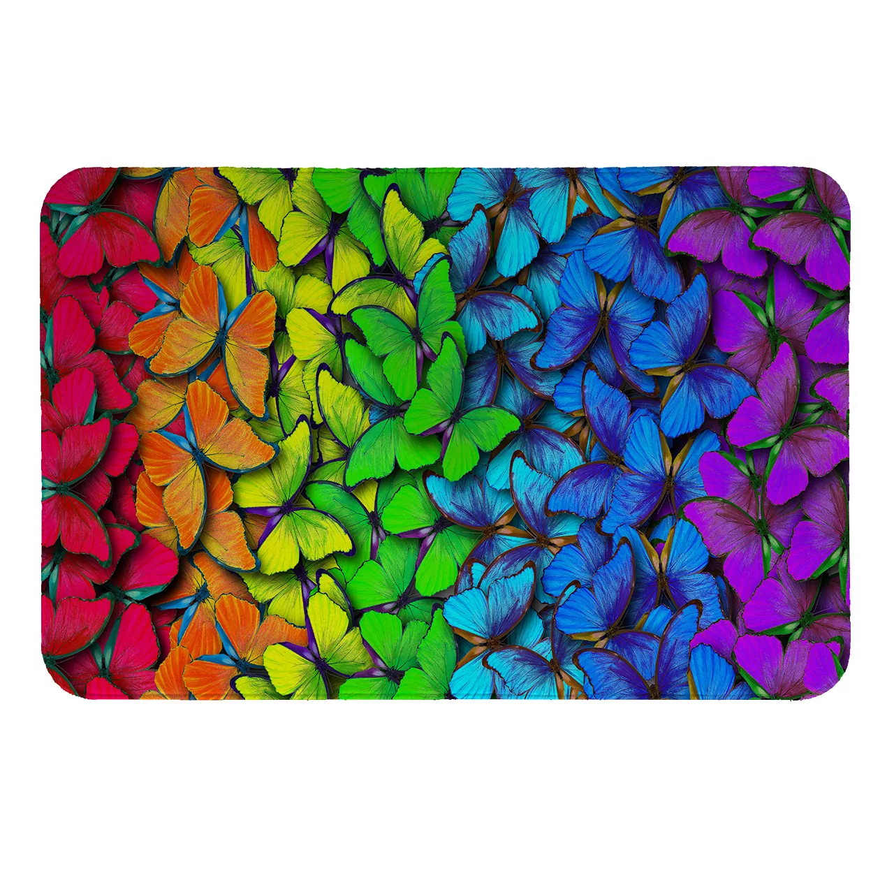 پادری طرح پروانه کد 6187 سایز 110 × 80 سانتی متر