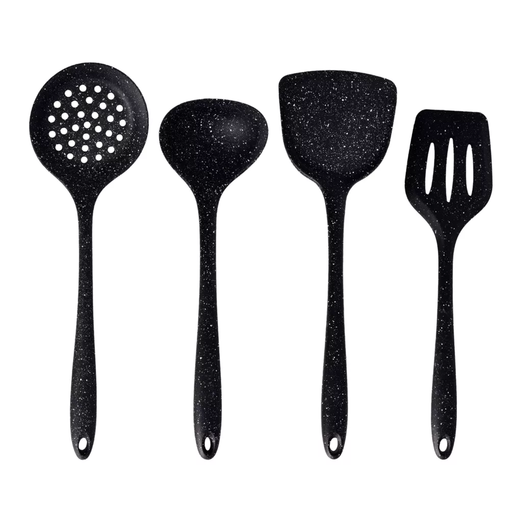 سرویس کفگیر و ملاقه سیلیکونی 4 پارچه یونیک کد 1111