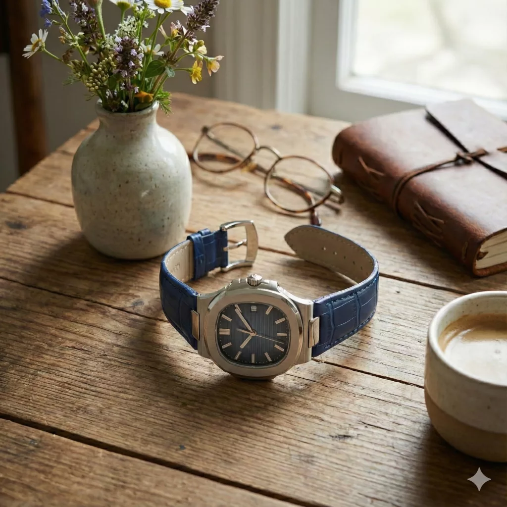 ساعت مچی عقربه‌ای کوارتز مردانه مدل کلاسیک اسپرت تک موتوره بند چرم کد ۳