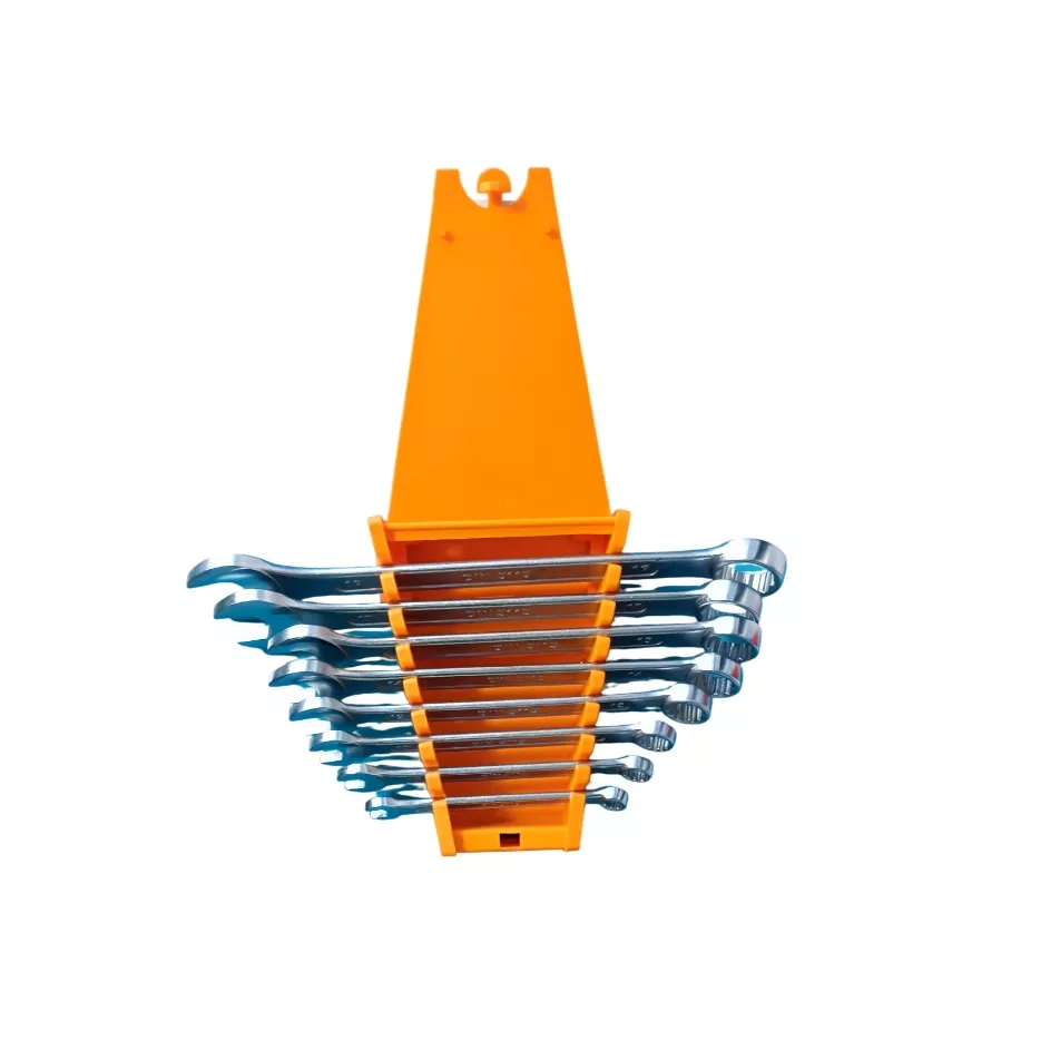 آچار یکسر تخت و یکسر رینگی اینکو مدل IHKSPA0801 مجموعه 8 عددی