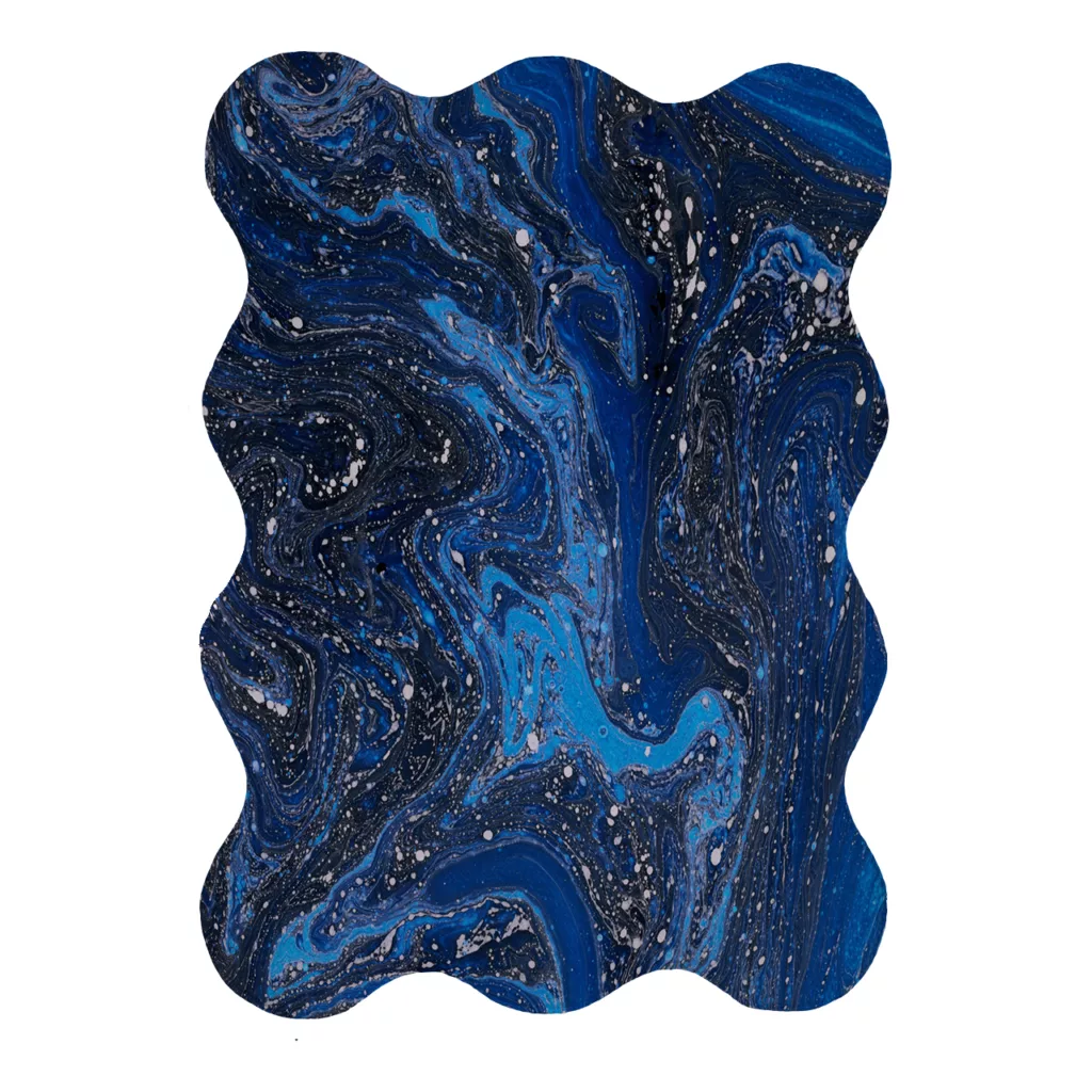 پادری مدل دالبر طرح آبرنگی کد 9040 سایز 80×110 سانتی متر