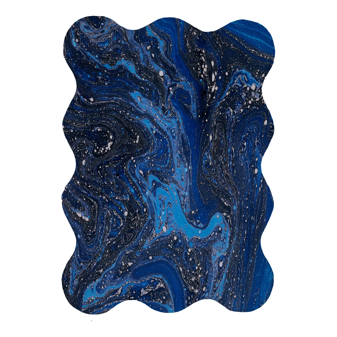 پادری مدل دالبر طرح آبرنگی کد 9040 سایز 80x110 سانتی متر