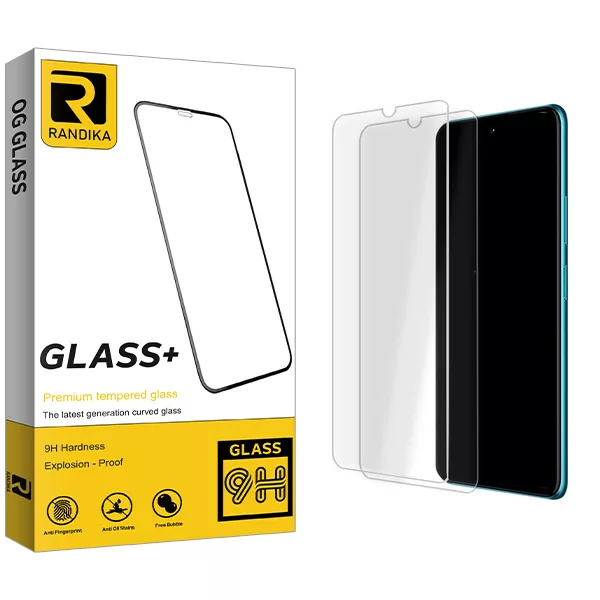 محافظ صفحه نمایش شیشه ای راندیکا مدل Randika Glass مناسب برای گوشی موبایل سامسونگ Galaxy A12 بسته دو عددی